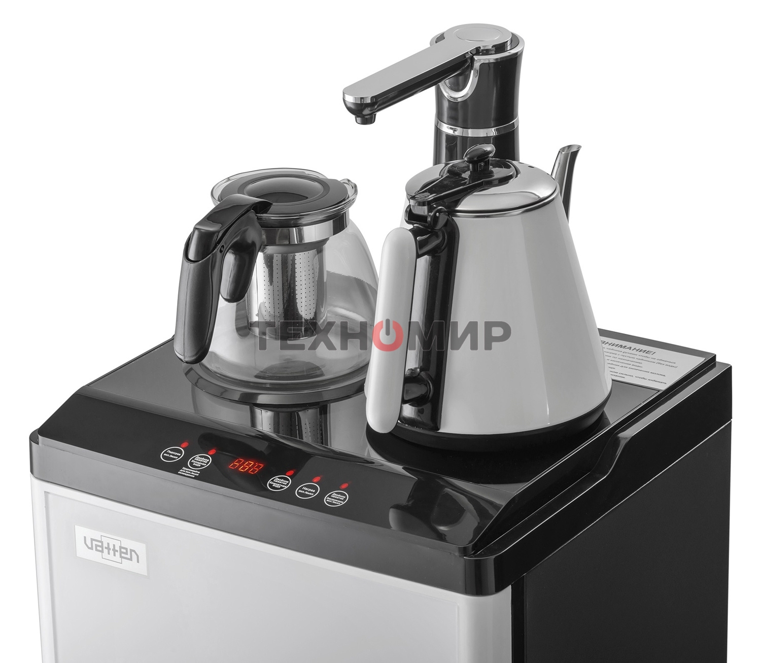 Кулер Vatten L50WEAT напольный, электронный, белый/черный