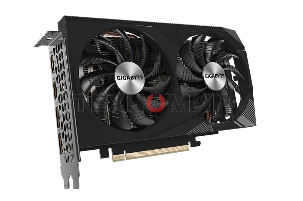 Видеокарта GIGABYTE NVIDIA GeForce RTX 3050 8Gb GDDR6 128bit 2xHDMI 2xDP