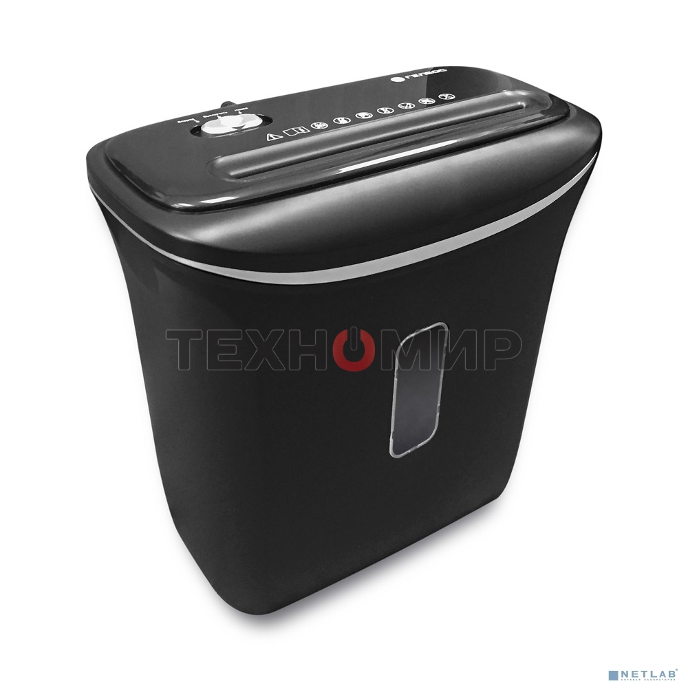 Шредер ГЕЛЕОС УД14-4, (DIN P-4), фрагмент 3,9х30мм, 6-8 лист (70г/м2), скобы, 14 литров 