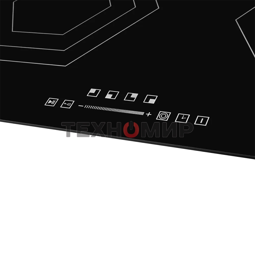 Встраиваемые электрические панели Monsher MHE 6019 Независимая стеклокерамическая варочная поверхность,Ширина 60 см, 4 зоны ускоренного нагрева,Электронное сенсорное управление,5 цифровых дисплеев, 9 уровней мощности, 1 двойная зона нагрева, 1 овальная зо