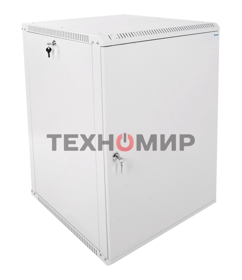 Шкаф телеком. настенный разборный 15U (600х650) дверь металл (ШРН-Э-15.650.1) (1 коробка)