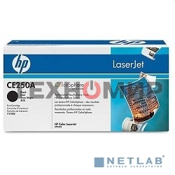 Картридж лазерный HP CE250A черный для CLJ CM3530/CP3525 5000 стр.