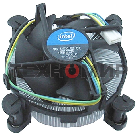 Кулер INTEL для S1155/S1150 (INTEL Original) (i3/G) 4-pin Alluminium