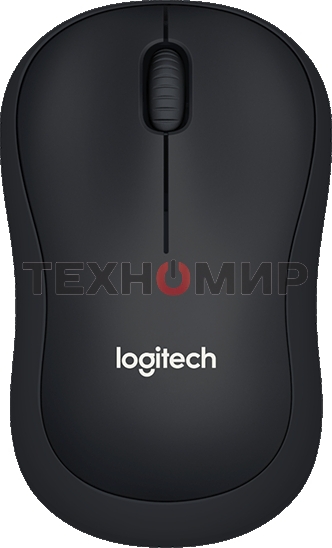 Мышь беспроводная Logitech B220 Silent черный, 1000 dpi, радиоканал, USB, кнопки - 3
