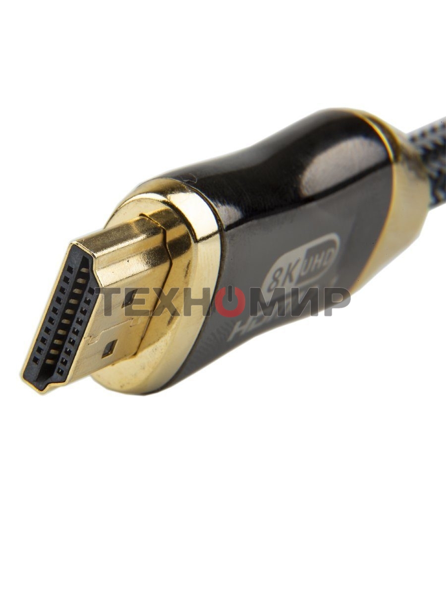 Кабель HDMI 19M/M,ver. 2.1, 8K@60 Hz 1.5m метал разъемы, нейлоновая оплетка Telecom TCG300-1.5M Кабель HDMI 19M/M,ver. 2.1, 8K@60 Hz 1.5m метал разъемы, нейлоновая оплетка Telecom