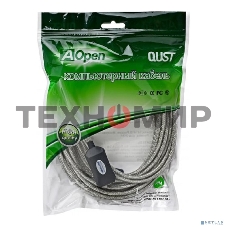 Кабель AM/AF USB2.0 10м AOpen удлинитель активный(с усилителем) USB2.0-repeater, ACU823-10M