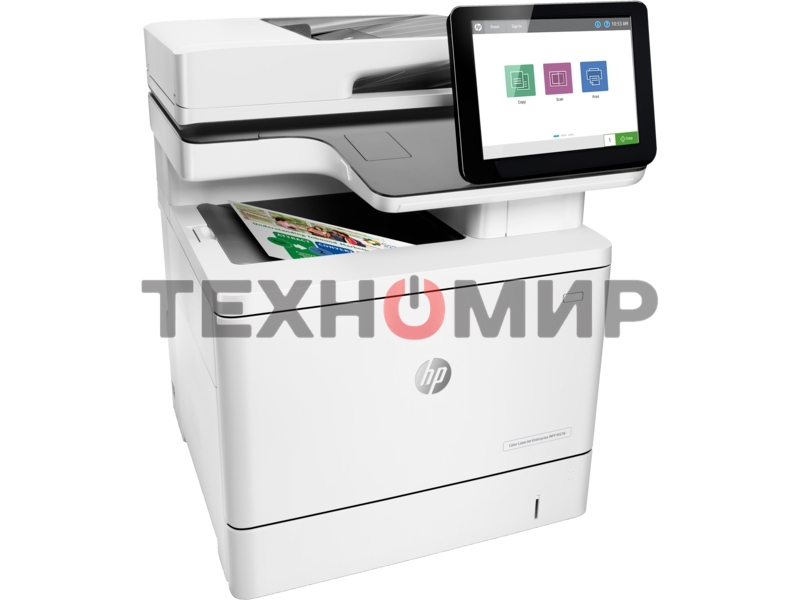 МФУ лазерное HP Color LaserJet Ent M578dn (7ZU85A), A4, цветной, печ. до 38 стр/мин., скан. до 43 стр/мин. (ч/б) 38 стр/мин. (цвет), 1200 x 1200 dpi (печать) 600x600dpi (скан.), USB, RJ-45, Air Print, Mopria