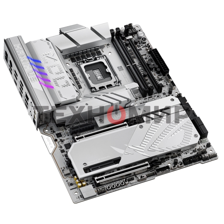 Материнская плата ASUS ROG MAXIMUS Z890 APEX, LGA 1851, Intel Z890, 2xDDR5, 4xSATA, 4xM.2, 1xPCIe 5.0 x16, 1xPCIe 5.0 x8, 2xUSB-C Thunderbolt 4, 1xUSB-C 20Gbps, 4xUSB-A 10Gbps, 4xUSB-A 5Gbps, 1x 5Gb LAN, 2x3.5 мм, 7.1, ATX