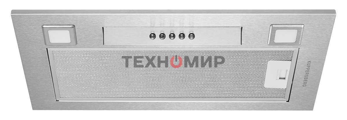 Вытяжка встраиваемая Kuppersberg Inlinea 60 X нержавеющая сталь, 52.5 см, 1300 куб. м/ч, 41 дБ