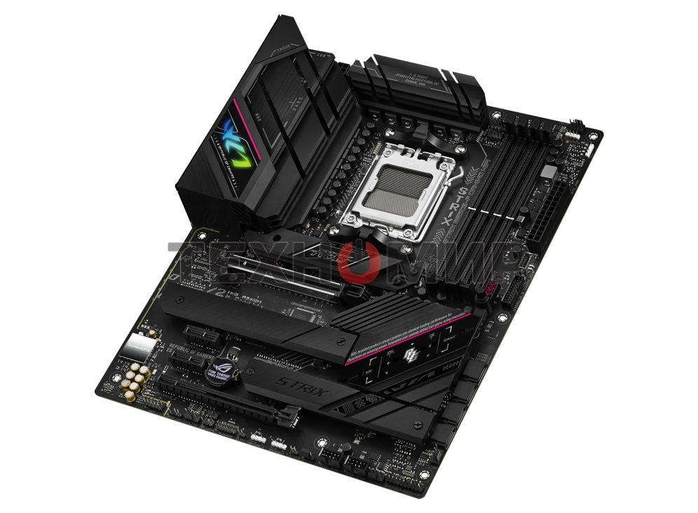 Материнская плата ASUS ROG STRIX B650E-F GAMING WIFI, AM5, AMD B650, 4xDDR5, 4xSATA, 3xM.2, 1xPCI-E 5.0 x16, 1xPCI-E 4.0 x4, 2xPCI-E x1, 1xHDMI, 1xDP, 1x 2.5Gb LAN, 4xUSB-A 2.0, 4xUSB-A 3.2 Gen 1, 2xUSB-A 3.2 Gen 2, 1xUSB-C 3.2 Gen 2, 1xUSB-C 3.2 Gen 2x2,