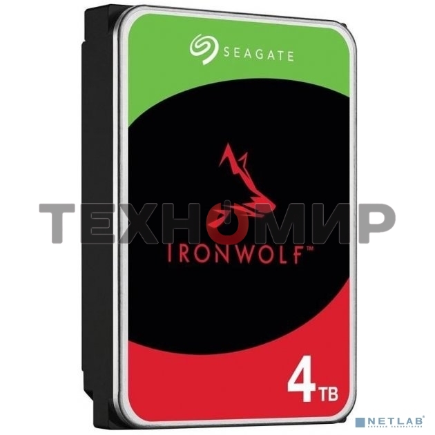 Жесткий диск Seagate 4Tb Ironwolf (ST4000VN006) SATA 6.0Gb/s, 5400 rpm, 256mb buffer, 3.5