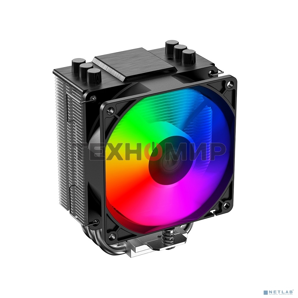 Кулер для процессора ID-COOLING SE-903-XT FRGb черный 92мм алюминий/медь 2200rpm 26db 4-pin 130W 123мм