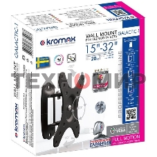 Кронштейн для телевизора Kromax GALACTIC-1 new черный 15