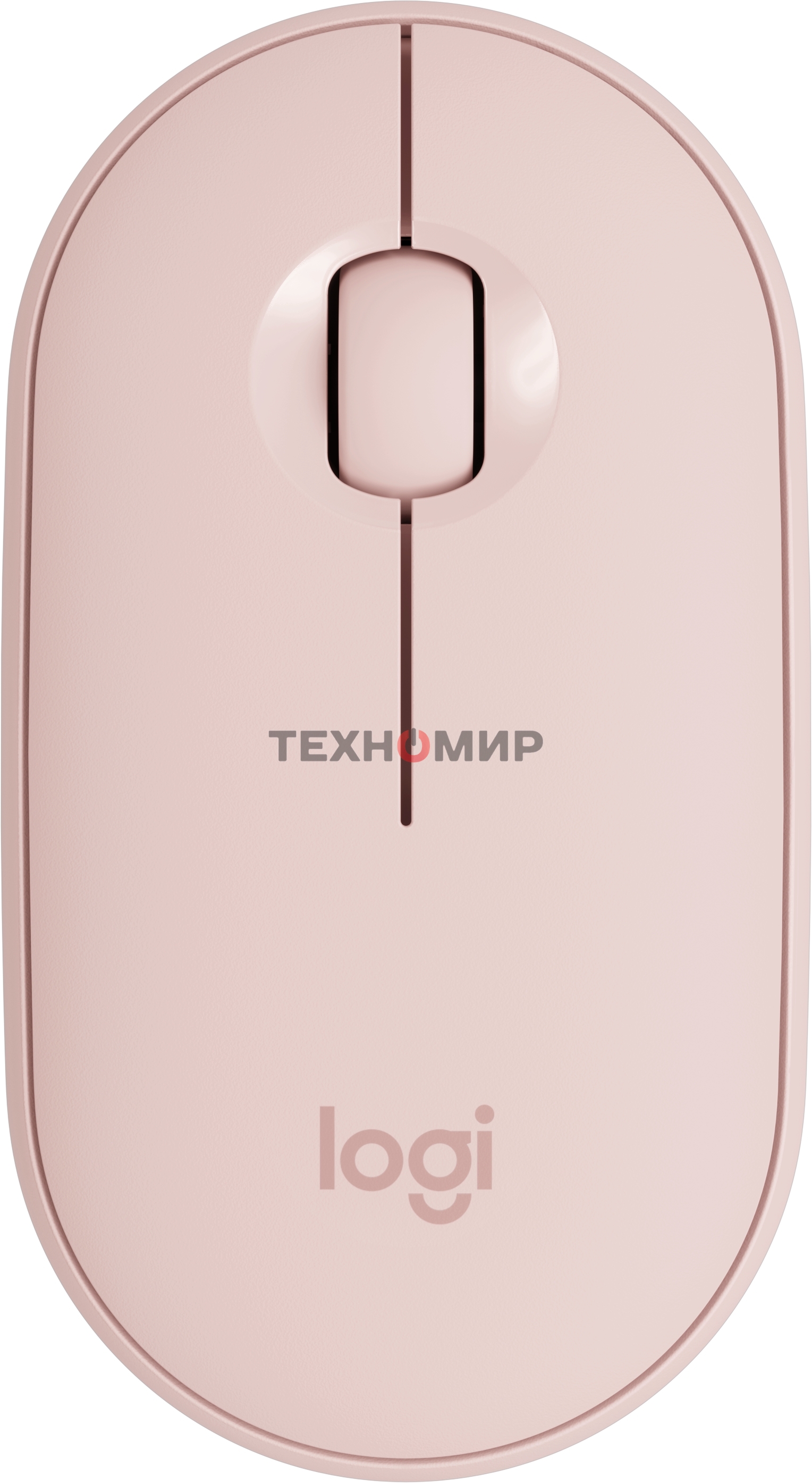 Мышь беспроводная Logitech Pebble M350 розовый, 1000 dpi, радиоканал, Bluetooth, USB, кнопки - 3