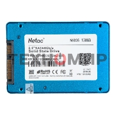 Накопитель SSD Netac N600S, 128Gb, SATA III, 2.5