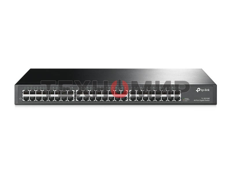 Коммутатор сетевой TP-Link SMB TL-SG1048 Коммутатор 48-port Gigabit Switch, 1U 19-inch rack-mountable steel case