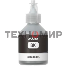 Чернила пигментные Brother BT6000BK черный (108 мл, 6000 стр.) для Brother DCP-T300/T500W/T700W