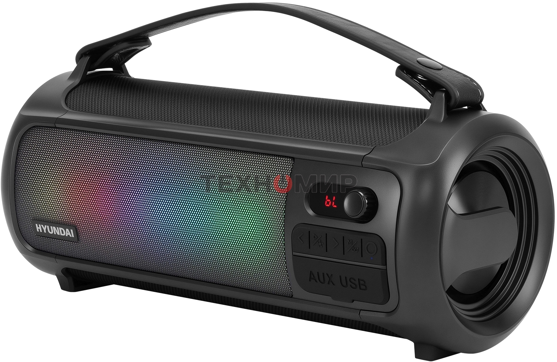 Портативная колонка Hyundai H-PS1025 черный 40W 2.0 BT 10м 3000mAh