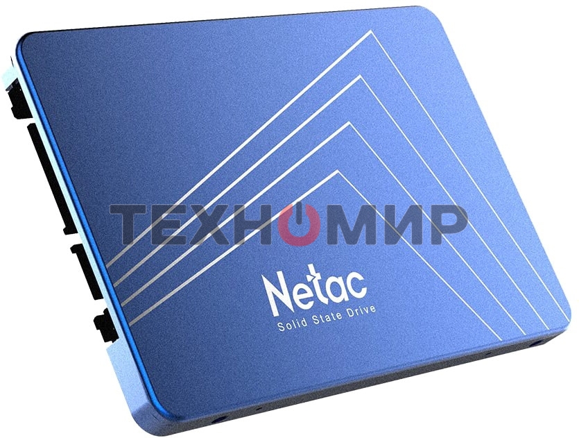 Накопитель SSD Netac N600S, 256Gb, SATA III, 2.5