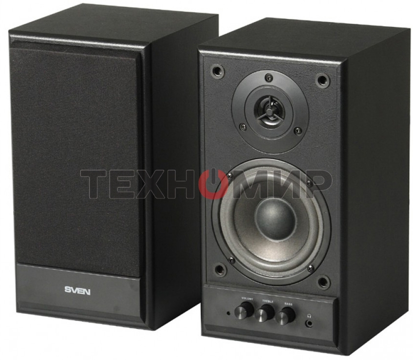 Акустическая система Sven SPS-702 2.0 черный 40Вт