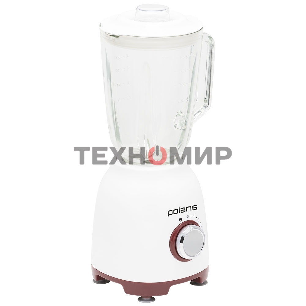 Блендер стационарный Polaris PTB 0821G белый/Красный