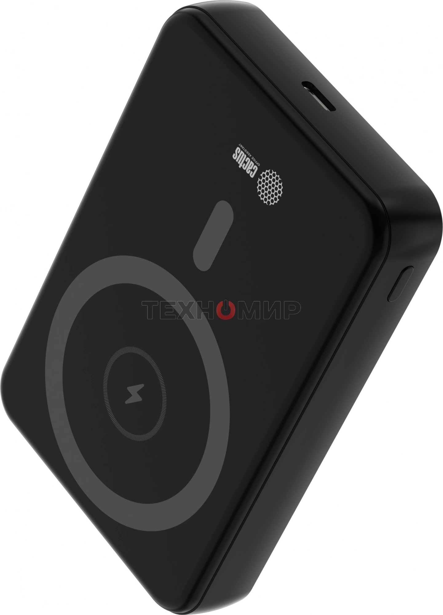 Портативный аккумулятор Cactus CS-PBFSUA-10000 10000mAh 22.5W 4.5A USB-C беспров.зар. черный