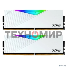 Оперативная память XPG Lancer, DDR5, 32Gb (2x16Gb), 6000MHz, CL30, DIMM, с радиаторами, RGB, белый