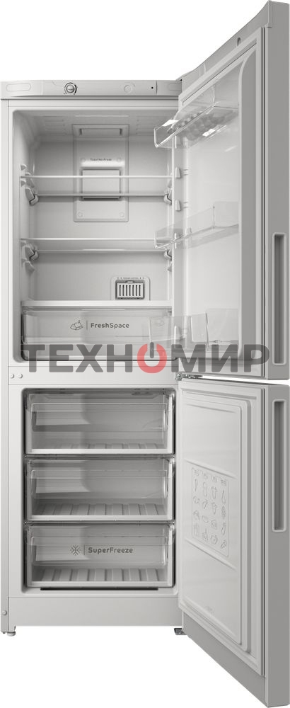 Холодильник Indesit ITR 4160 W белый двухкамерный 179/78л морозилка снизу