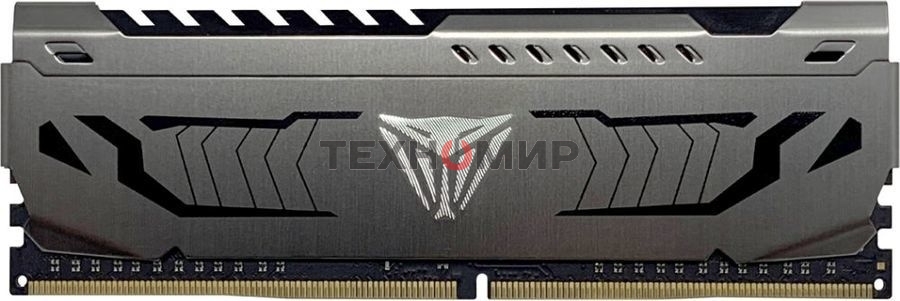 Оперативная память Patriot Viper Steel, DDR4, 32GB (1x32 GB), 3200 MHz, CL16, DIMM, радиатор, черный