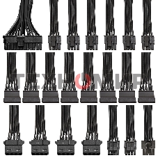 Блок питания ExeGate 1200PPH-OEM (EX292158RUS-OEM), 1200Вт, 80 PLUS Bronze, 120мм, черный