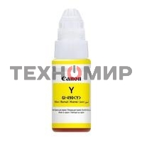 Чернила Canon GI-490Y 0666C001 желтый для Canon Pixma G1400/2400/3400 (70мл)