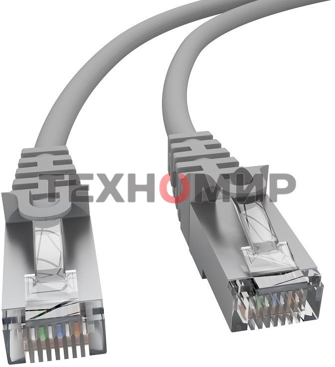 Патч-корд NTSS NTSS-PC-FTP-RJ45-5e-0.5-LSZH-GY NTSS-PC-FTP-RJ45-5E-0.5-LSZH FTP RJ-45 вил.-вилка RJ-45 cat.5e 0.5м серый LSZH (уп.:1шт) 26AWG