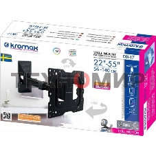Кронштейн Kromax DIX-17 BLACK (для LED/LCD телевизоров 22