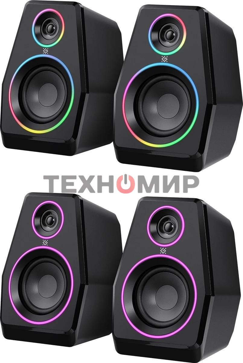 Акустическая система Defender 2.0 Solar 10 10Вт, BT/Light питание от USB