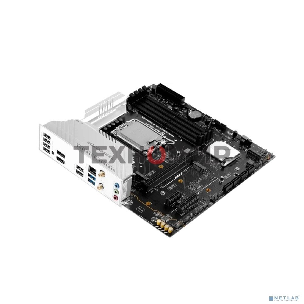 Материнская плата MAXSUN MS-Terminator B760M D5 WIFI 6E, LGA1700, Intel B760, 4xDDR5, 4xSATA, 3xM.2, 1xPCIe 5.0 x16, 1xPCIe 4.0 x4, 1xPCIe 3.0 x1, 1xHDMI, 1xDP, 1x2.5Gb LAN, Wi-Fi 6E, Bluetooth 5.3, 2xUSB-A 10Gbps, 6xUSB-A 2.0, 3x3.5 мм, 5.1, mATX