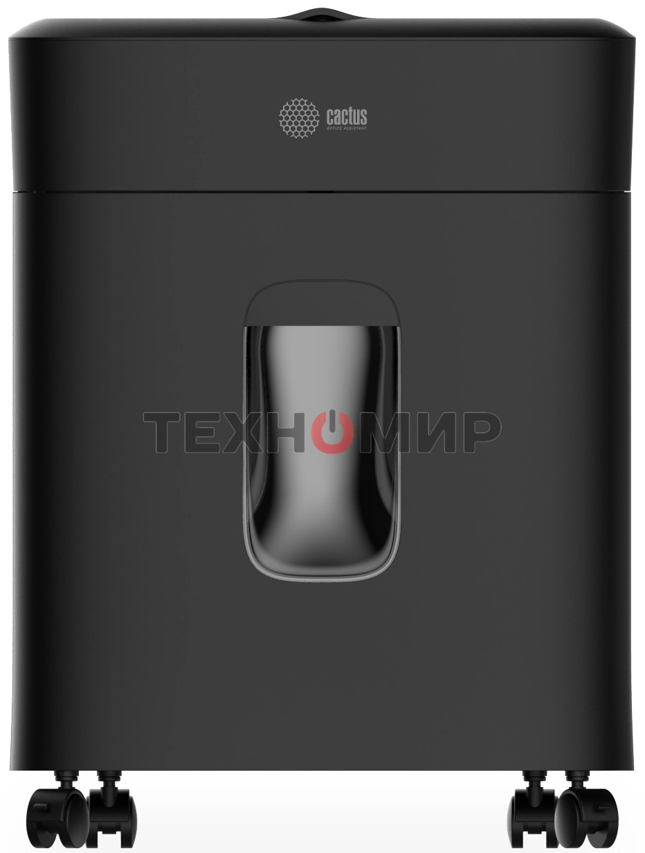 Шредер Cactus CS-SH-D4 с автоподачей (секр.P-5) фрагменты 60лист. 15лтр. скрепки скобы пл.карты