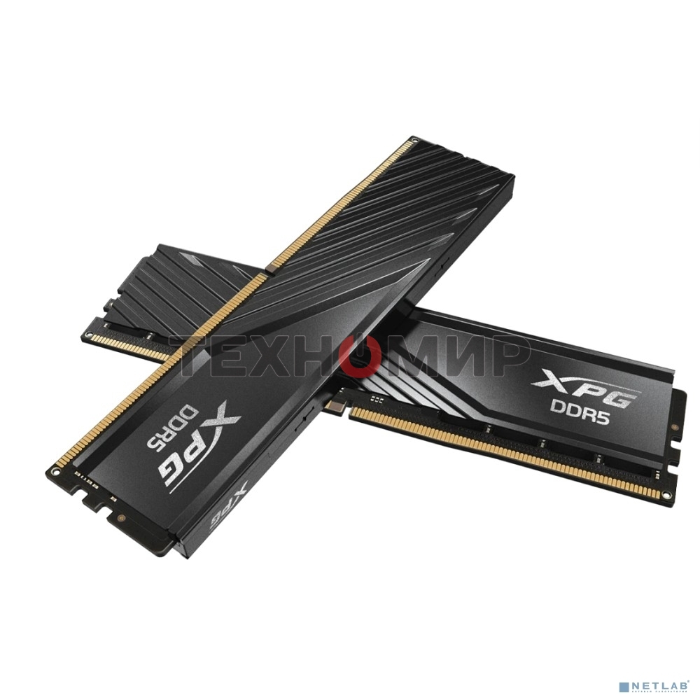 Оперативная память XPG Lancer Blade, DDR5, 32GB (2x16 GB), 6000 MHz, CL36, радиатор, черный