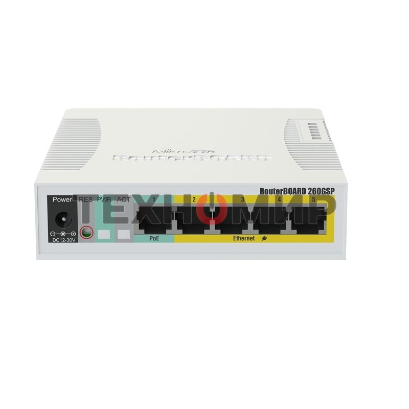 Коммутатор Mikrotik CSS106-1G-4P-1S 5PORT 1000M 1SFP