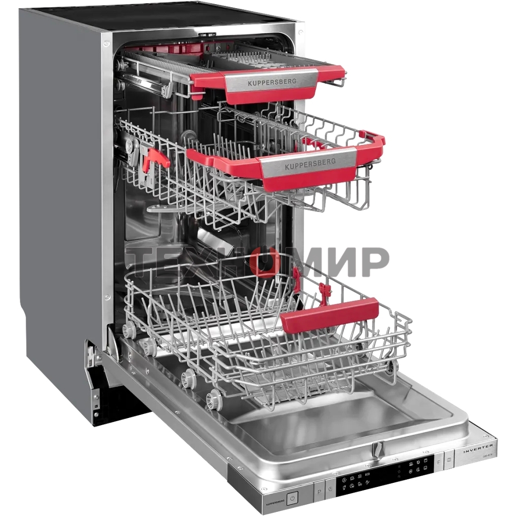 Встраиваемая посудомоечная машина GIM 4578 Узкая, 82х45х55 см, 10 комплектов, 8 программ