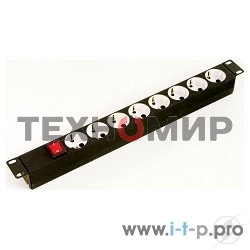 Блок силовых розеток 19