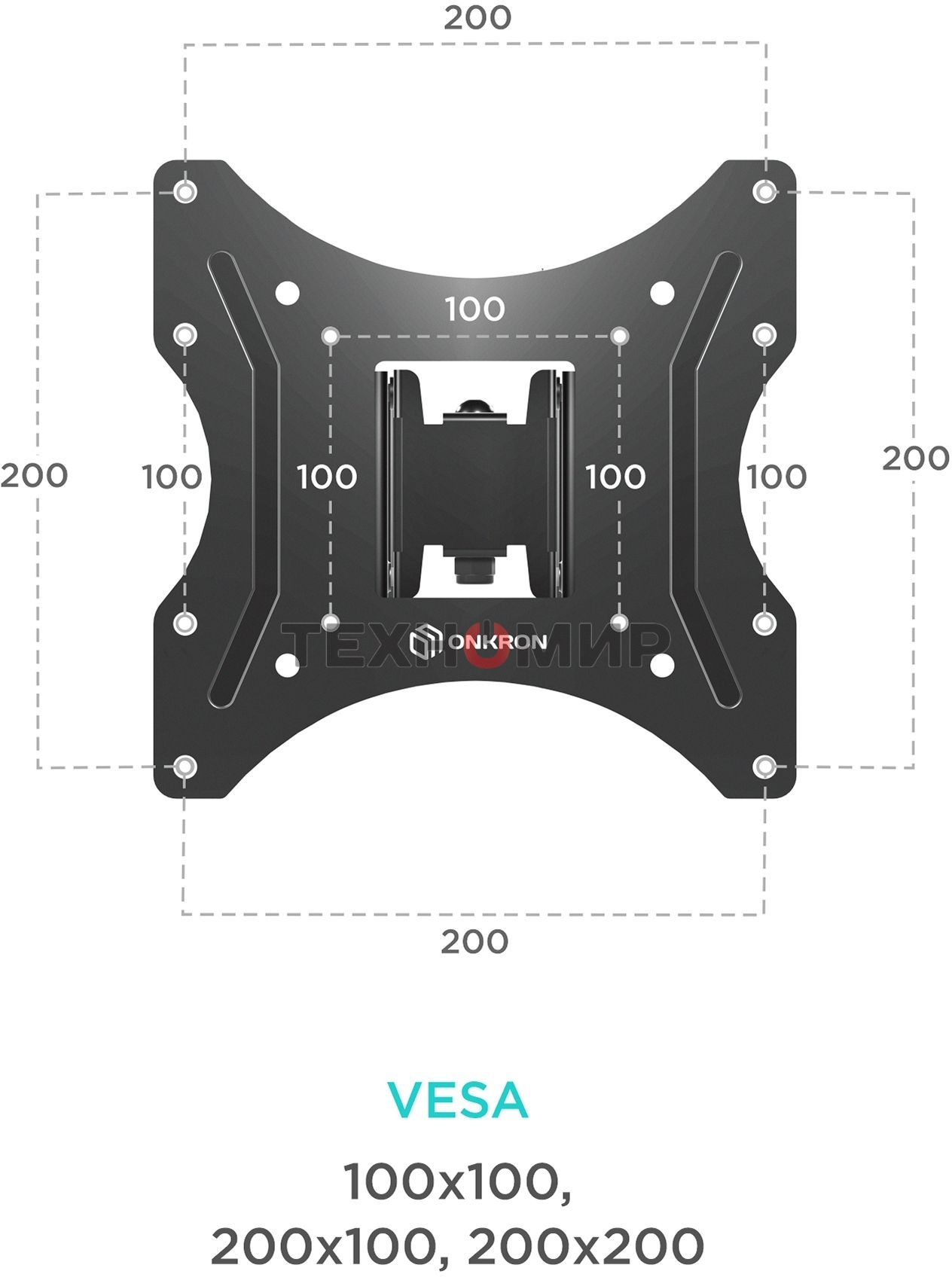 Кронштейн ONKRON M2S для телевизора 17