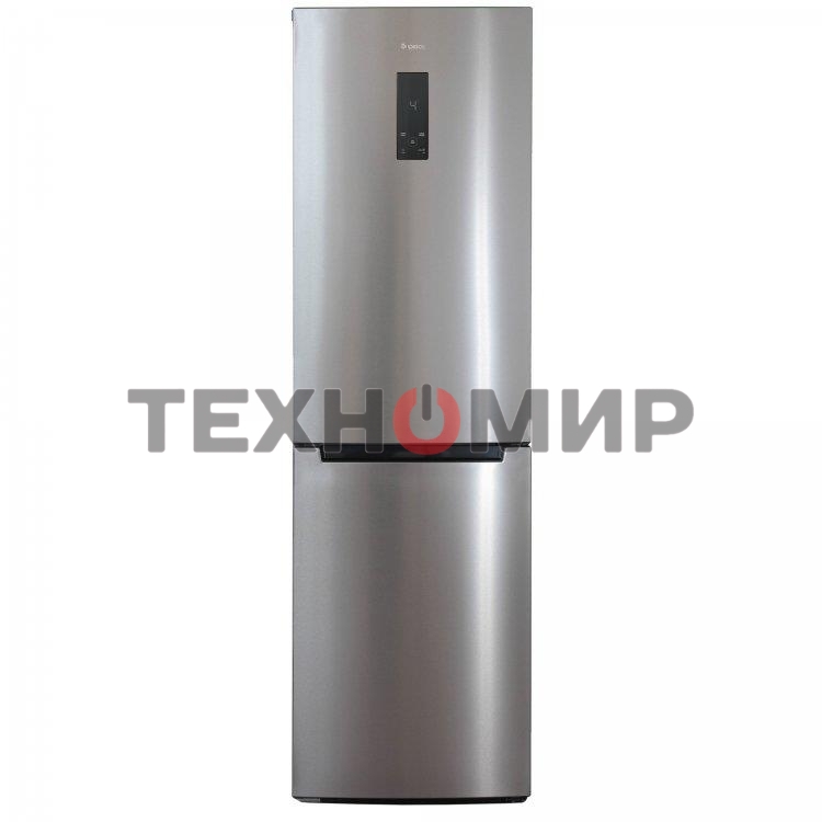 Холодильник Бирюса Б-I980NF нержавеющая сталь двухкамерный 240/130л морозилка снизу, No Frost