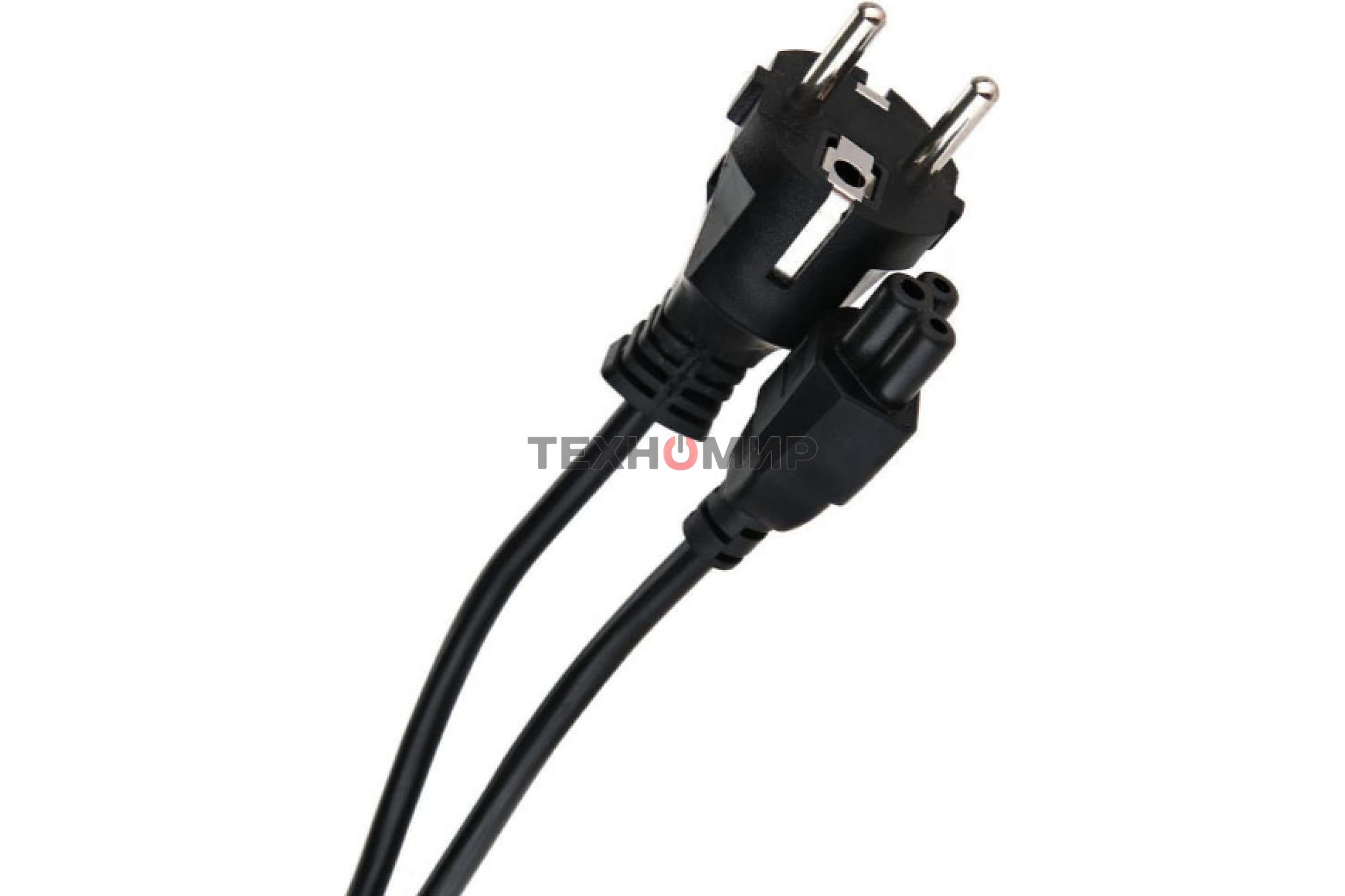 Кабель питания для ноутбуков Telecom 1.8m, 3-pin, с заземлением, 220V (Европейский стандарт)