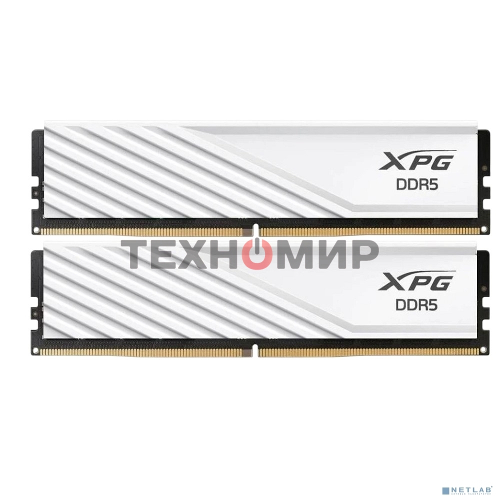 Оперативная память XPG Lancer Blade, DDR5, 32GB (2x16 GB), 6000 MHz, CL36, радиатор, белый