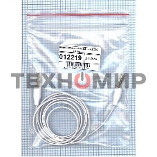 Аудио кабель Jack 3.5 - Jack 3.5, 1м (плоский кабель) белый