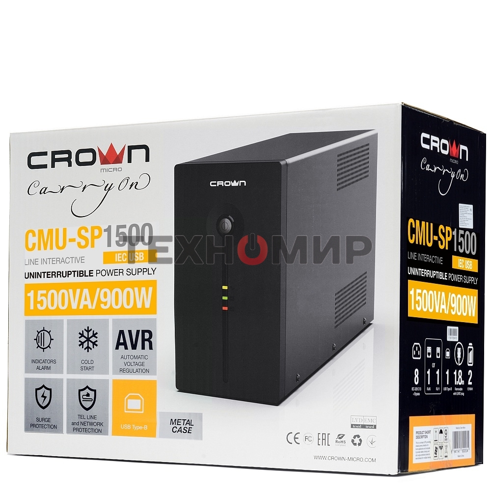 Источник бесперебойного питания CMU-SP1500IEC USB