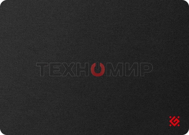 Коврик для мышки Defender S 250x350x3 мм, ткань+резина черный