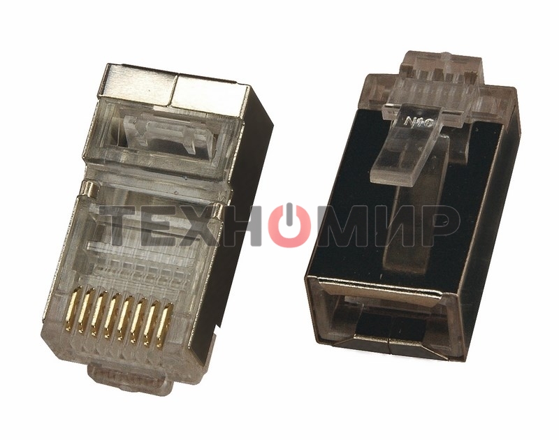 Разъем RJ-45 Rexant (8P8C) под витую пару, FTP, cat.5e