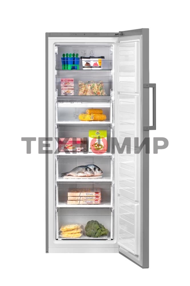 Морозилка Beko RFSK266T01G, серый, 240 л, 4 ящика