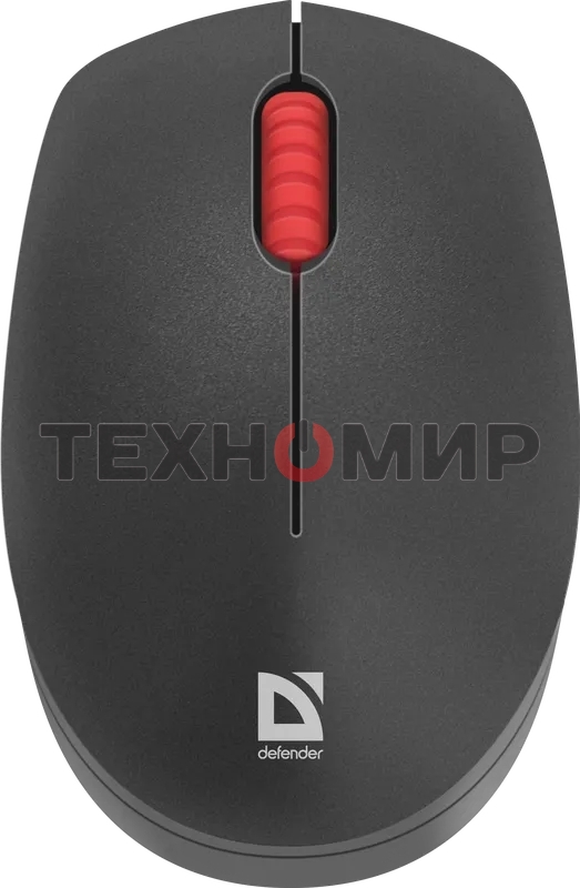 Мышь беспроводная Defender Tiana MB-055 черный, 1000 dpi, радиоканал, USB, кнопки - 3